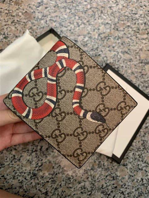 fake gucci mens wallet|gucci wallet snake original.